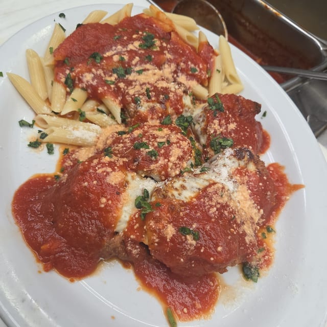 Shrimp Parmigiana D.
