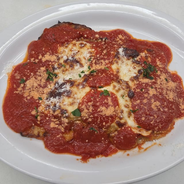 Eggplant Parmigiana D.