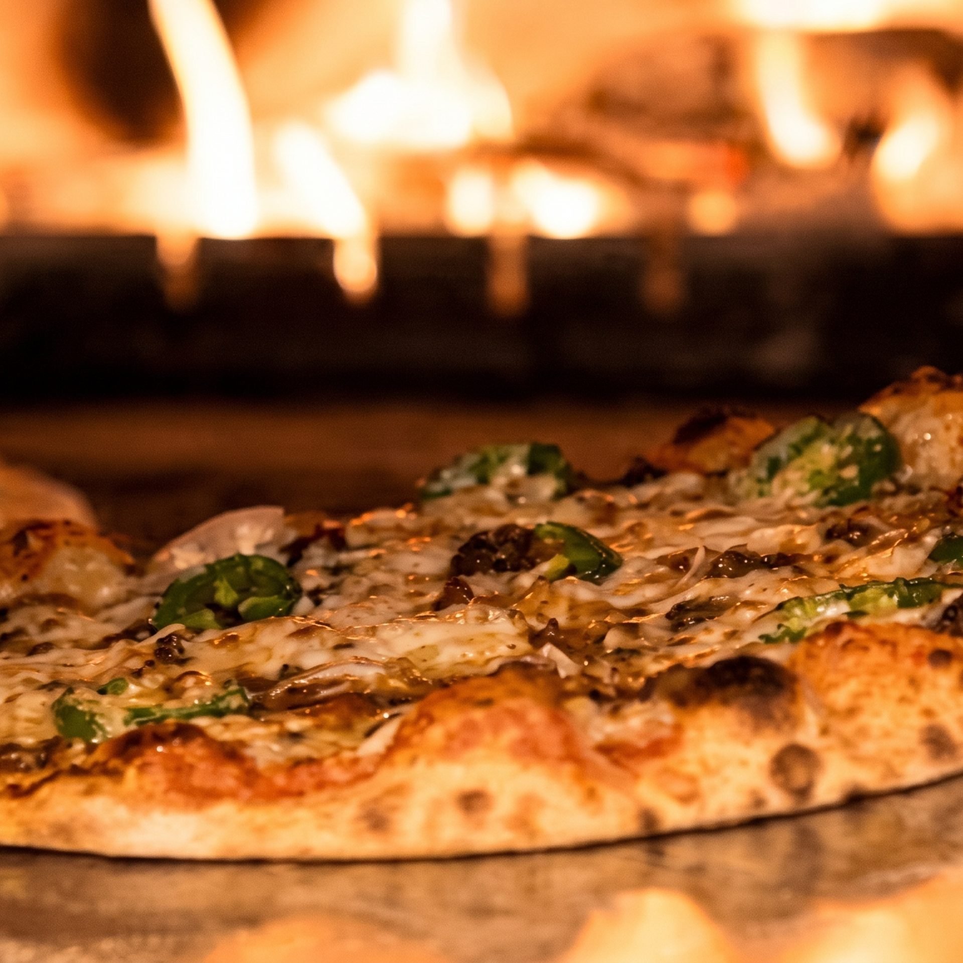 Brick oven, never frozen