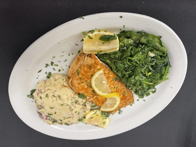 Grilled Salmon Gluten Free.