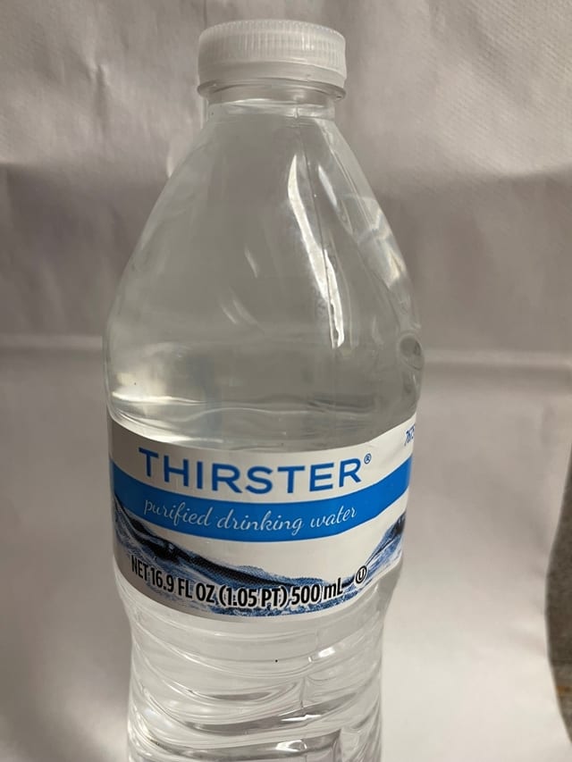 Bottled Water.