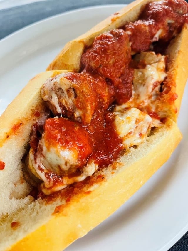 Sausage Parmigiana Sub.