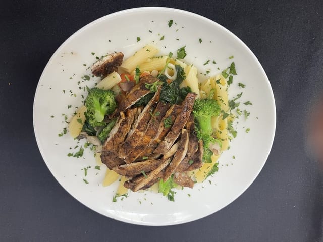 Gluten Free Penne with Chicken.