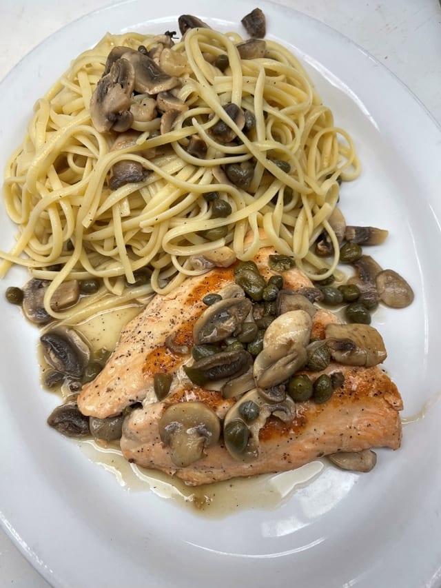 Salmon Piccata L.