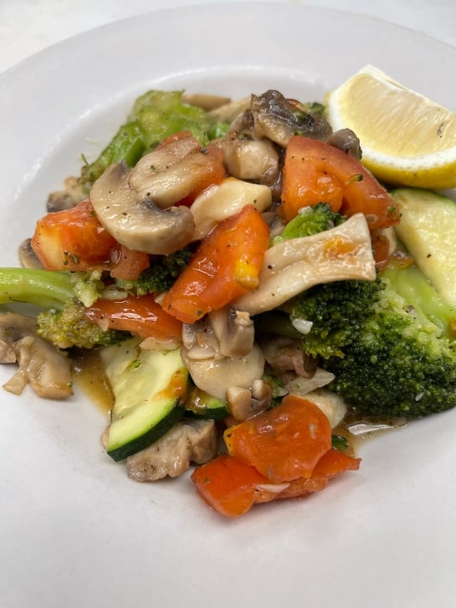 Sauteed Mixed Vegetables.