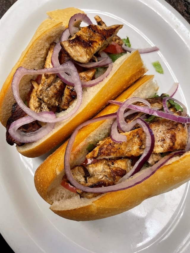 Grilled Chicken Sub.